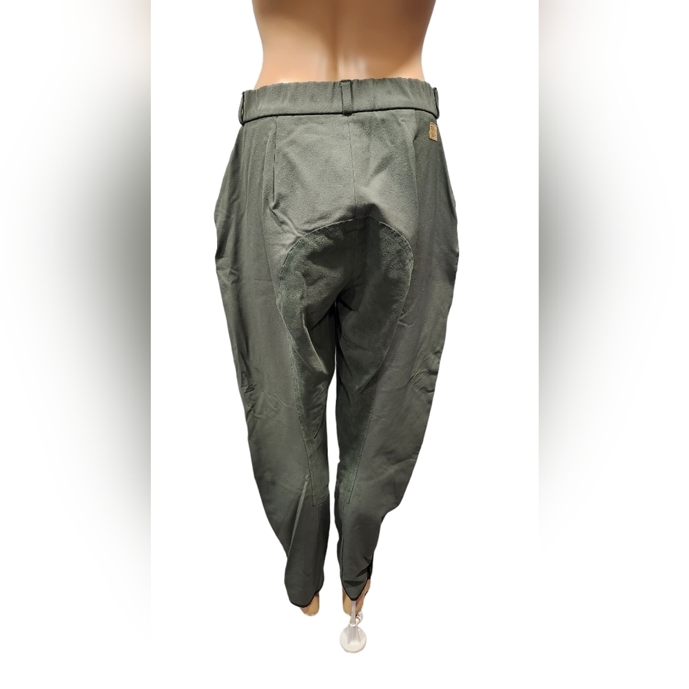 Trainer's Choice "Rachel" womens Equestrian Full Leather Seat Breeches Sz 32R - Picture 8 of 10